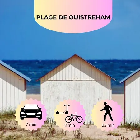 La Coquille En Duo Confort Maisonnette De Bourg à - Situation Idéale Commerces&plage - Wifi Et Linge Inclus Ouistreham